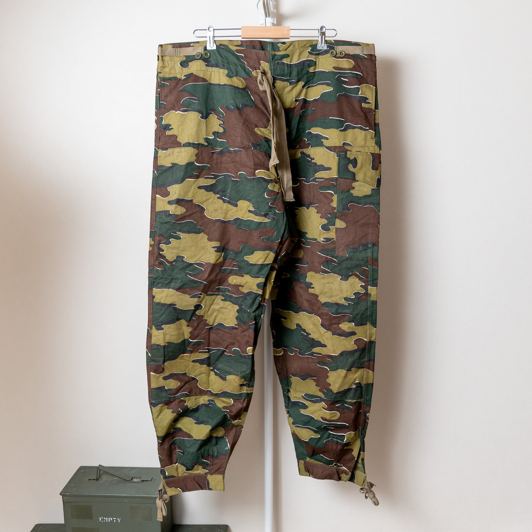 DEADSTOCK】Belgian Army 60's 1st Jigsaw Camouflage Field Over
