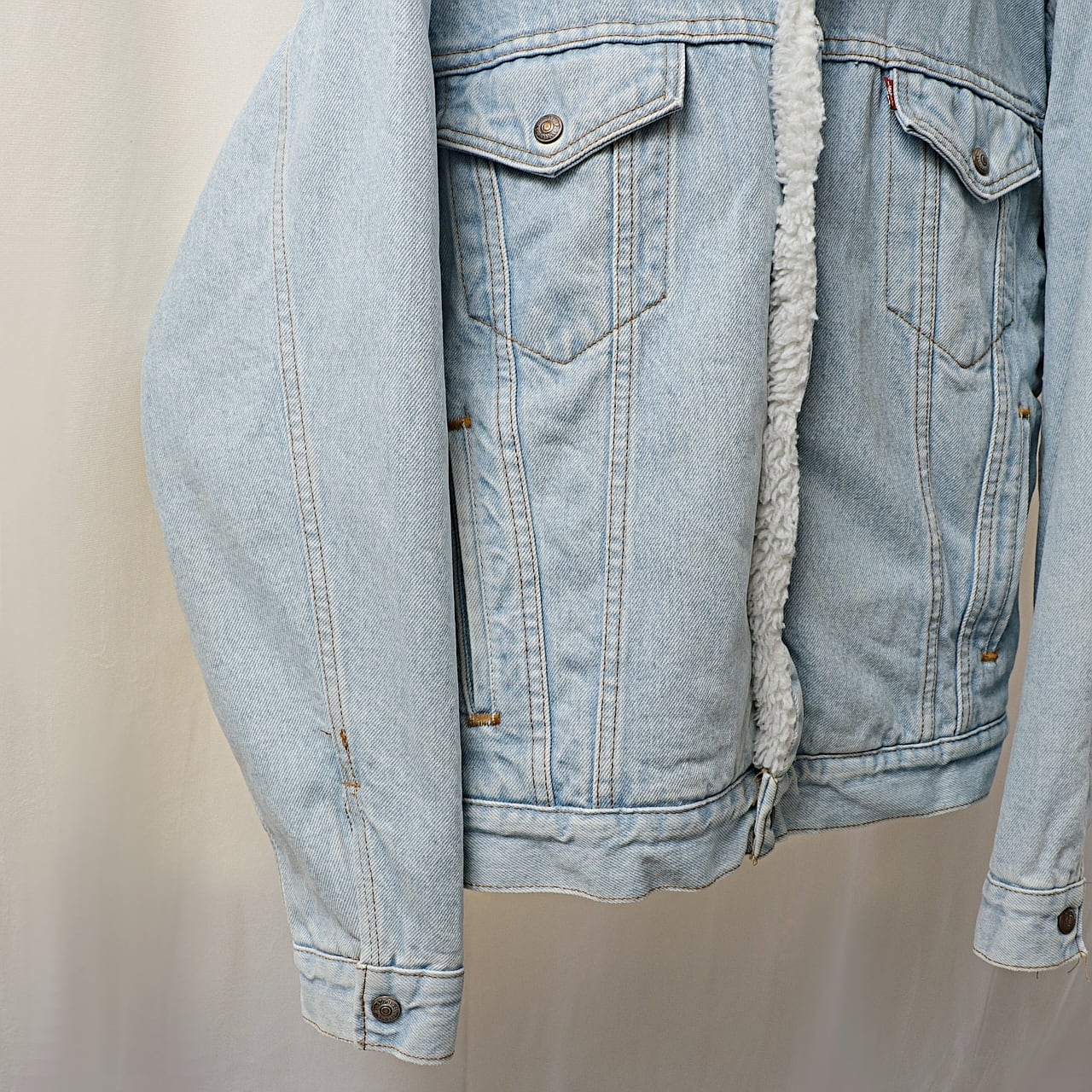80s Levi's リーバイス ケミカル デニム ボア ジャケット usa製 古着