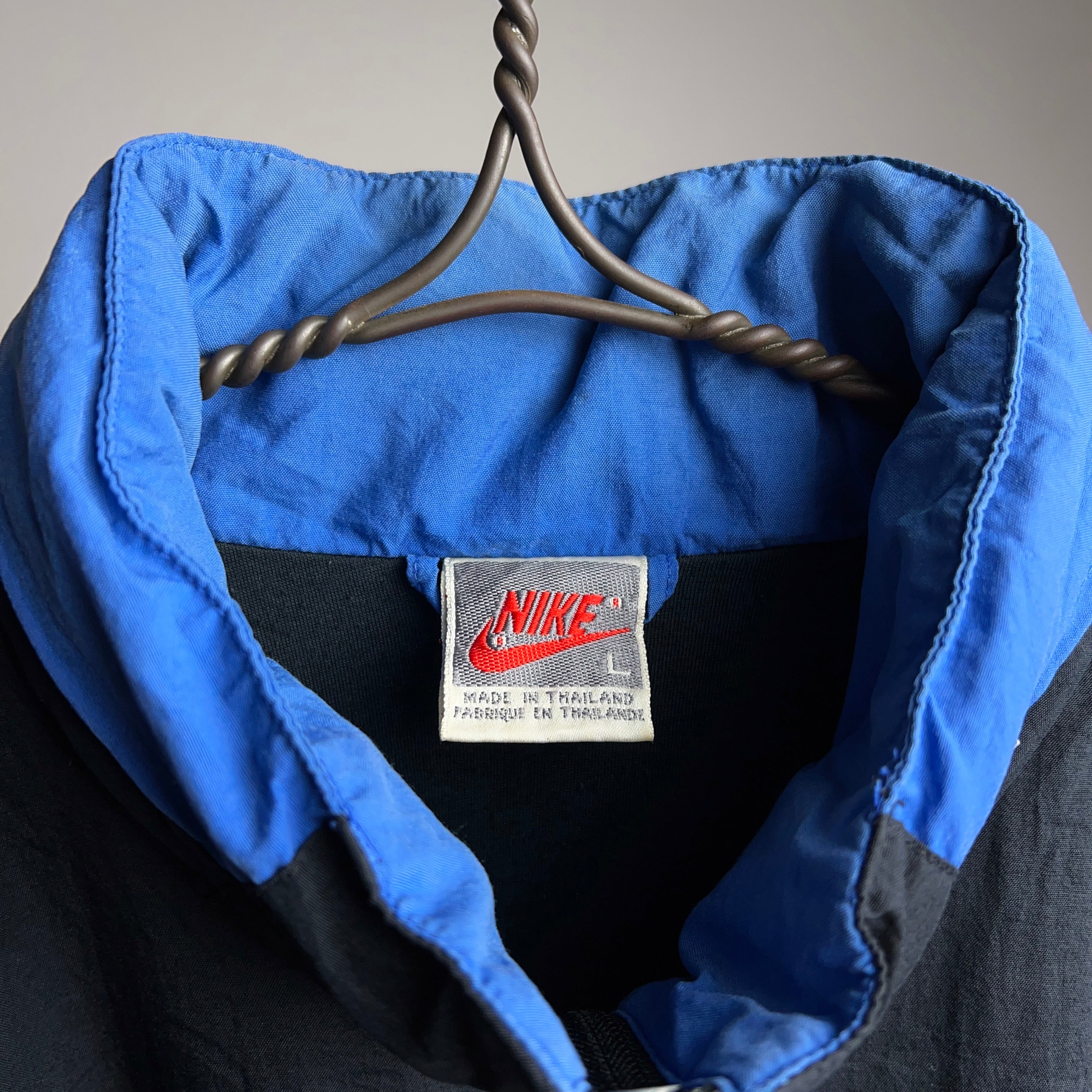 90's NIKE Nylon Jacket SIZE L 90年代 ナイキ ナイロンジャケット 銀
