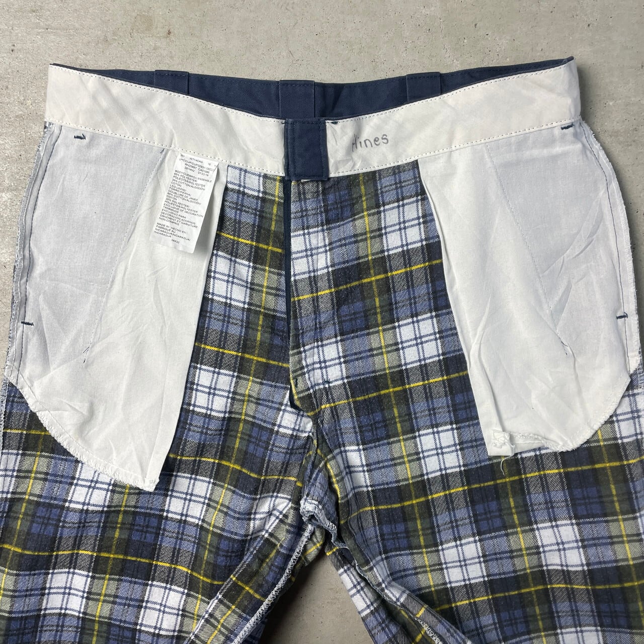Dickies ディッキーズ ワークパンツ 裏地付き メンズW38 古着 チェック