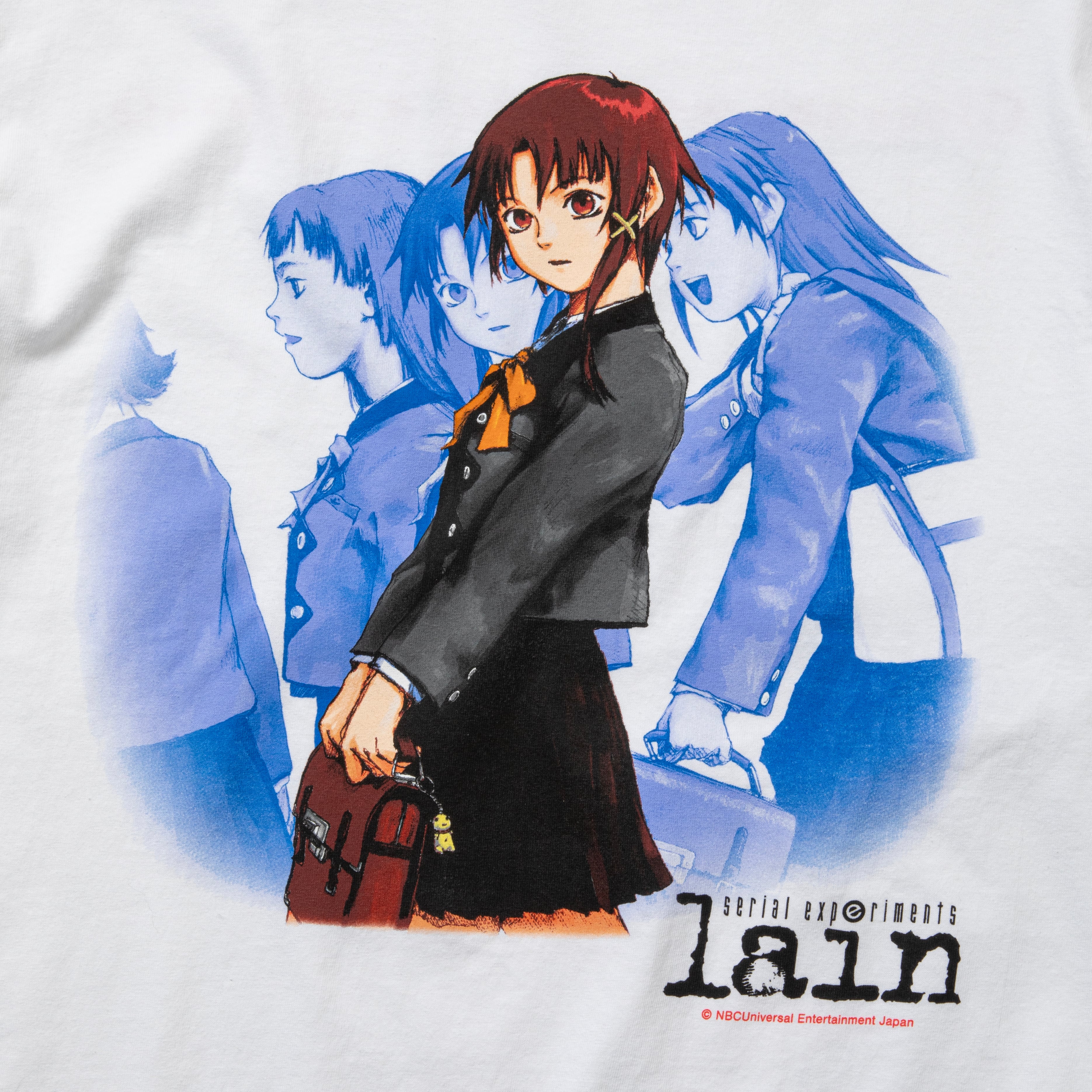 serial experiments lain × GEEKS RULE 12 SILKSCREEN PRINTING T