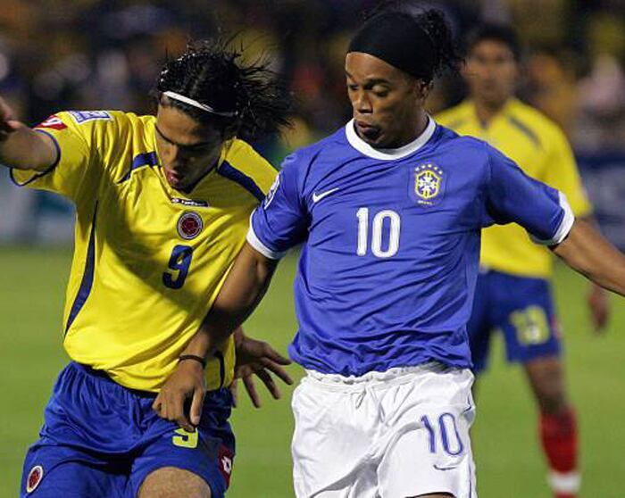 ブラジル代表 2006 Nike アウェイ半袖 ユニフォーム #10 RONALDINHO