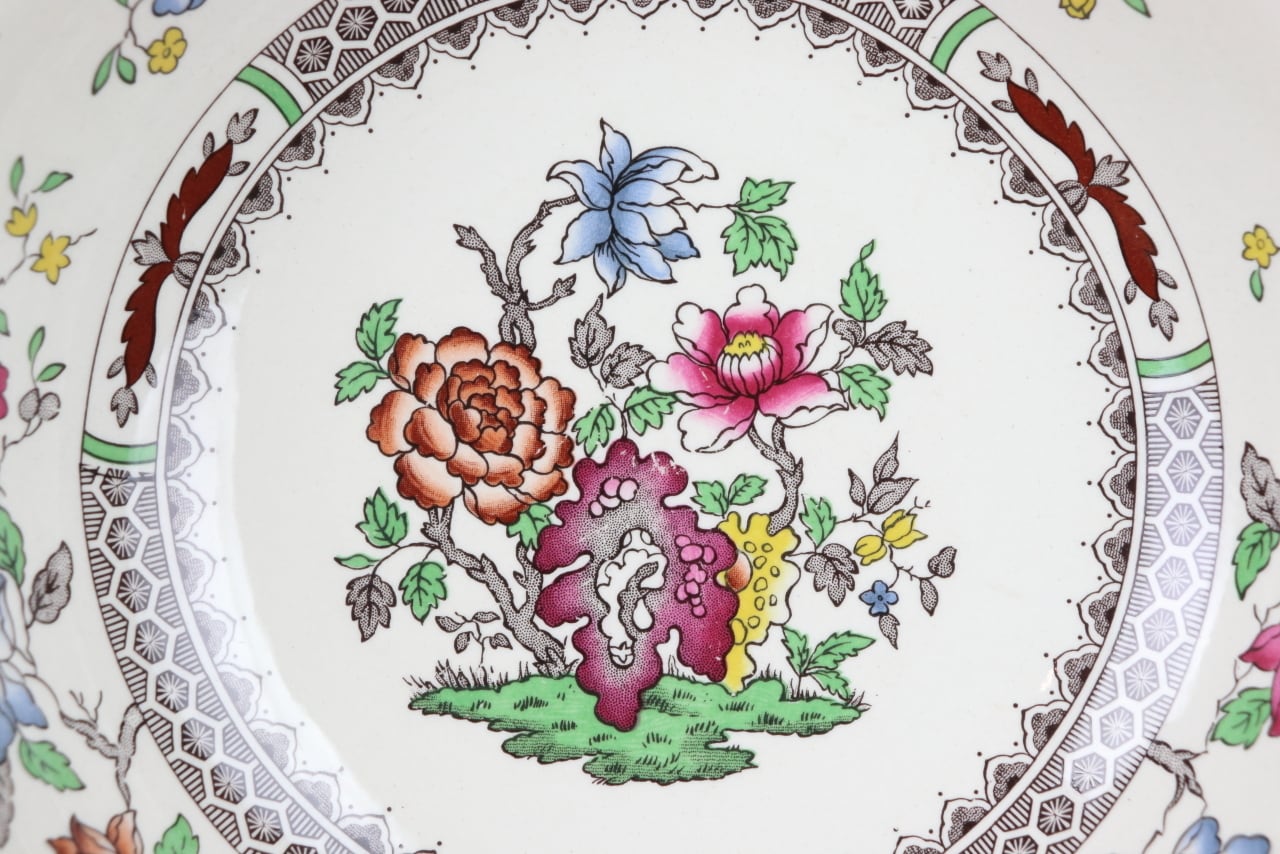 スポード チャイニーズローズ ボウル16cm イギリス SPODE アンティーク