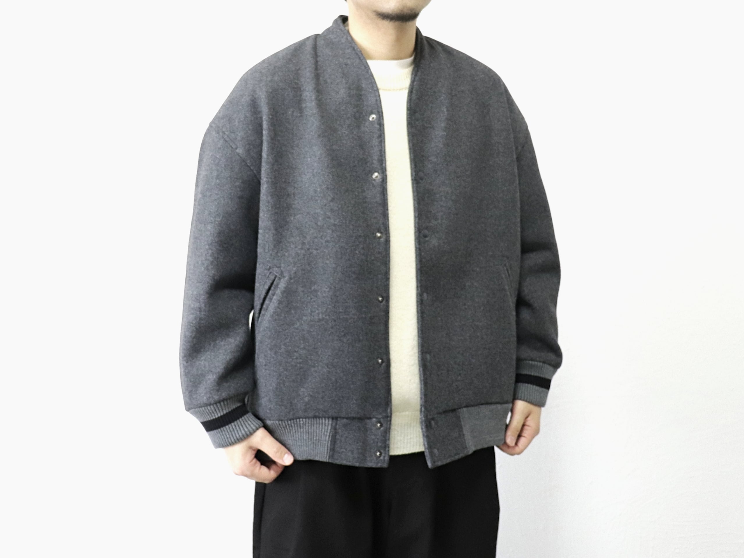 KELEN / NO COLLAR EGG JACKET 