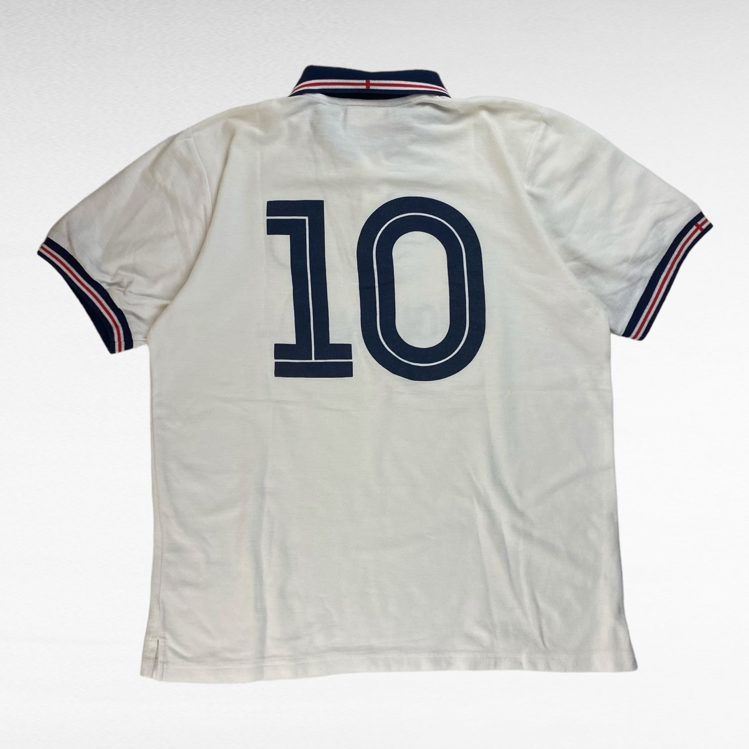 00's】 アンブロ L イングランド代表 サッカーポロシャツ 半袖 | 古着屋dp
