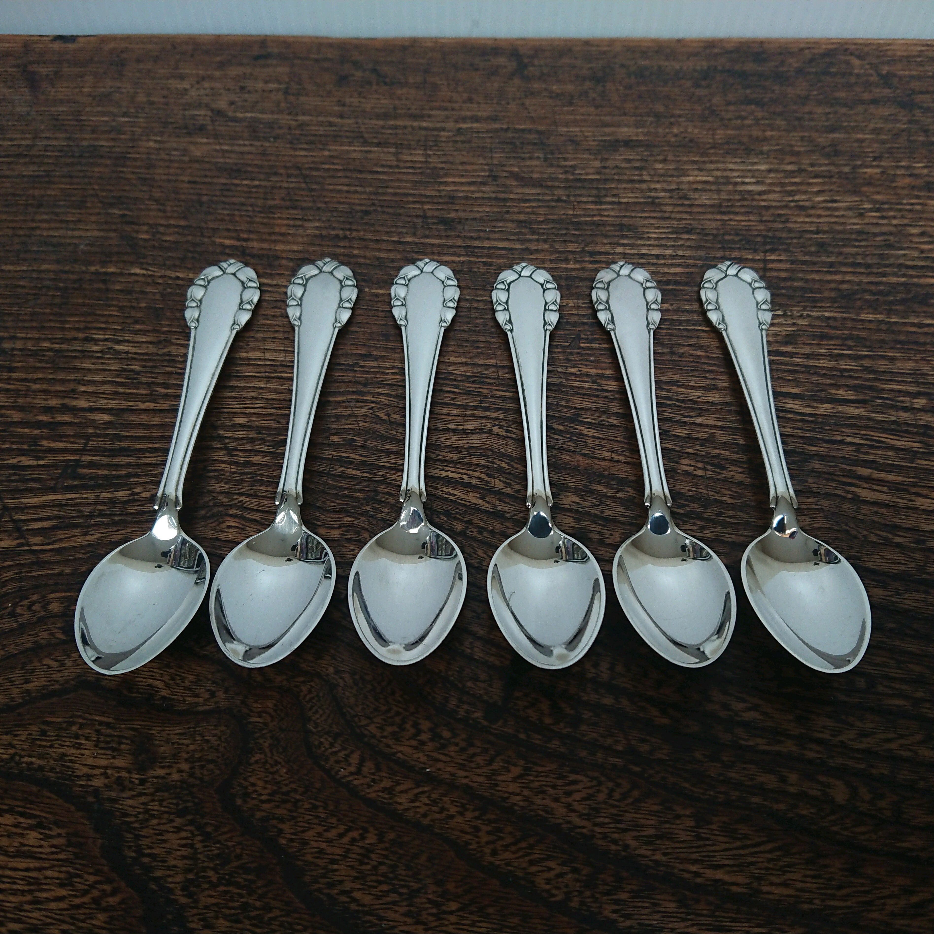 デンマーク Georg Jensen ”Lily of the Valley” 純銀製ティースプーン