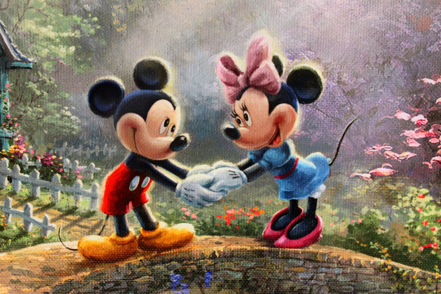 ディズニー「ミッキー&ミニー/スウィートハート ブリッジ」作品証明書