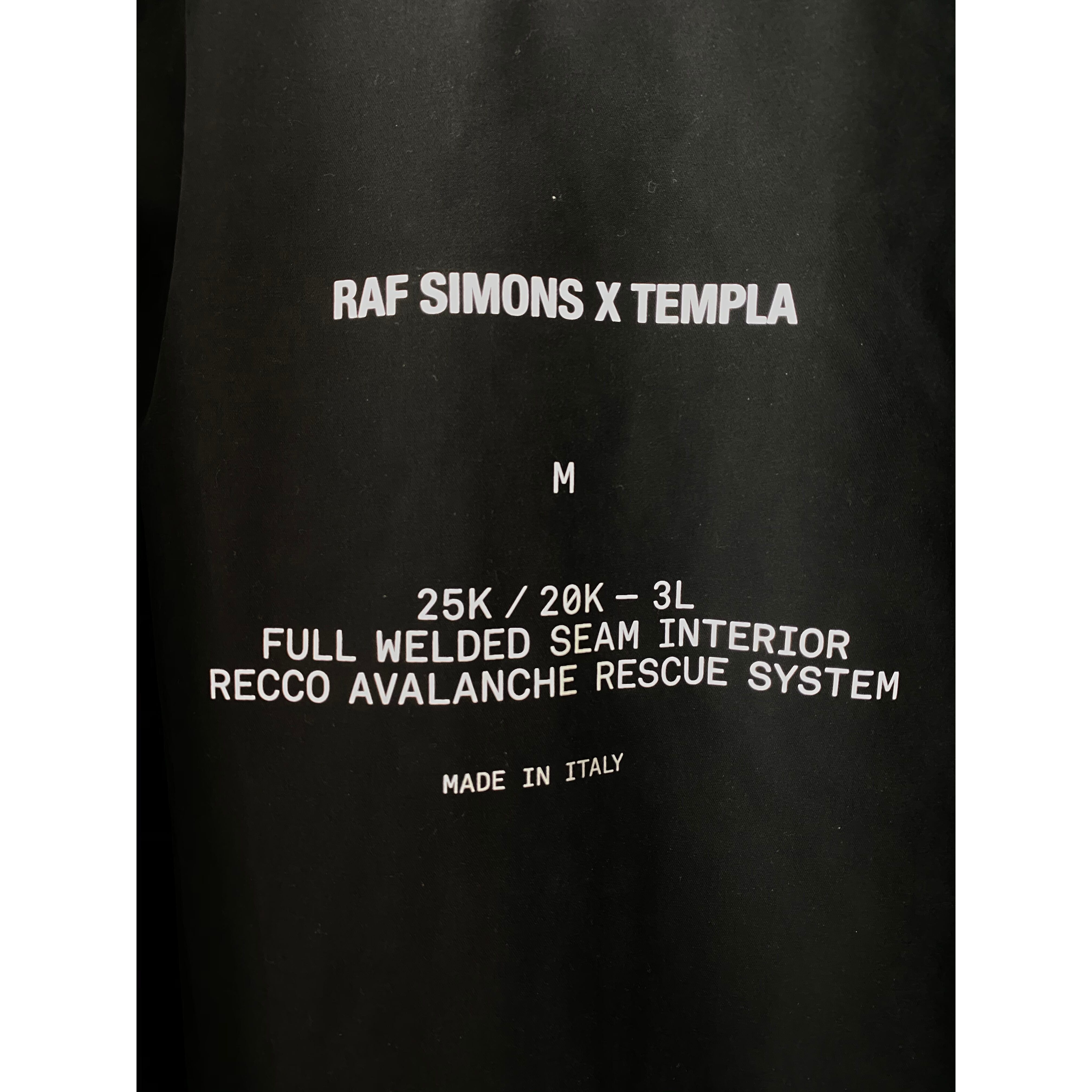 ラフシモンズ×テンプラ（RAF SIMONS×TEMPLA）オーバーサイズナイロン