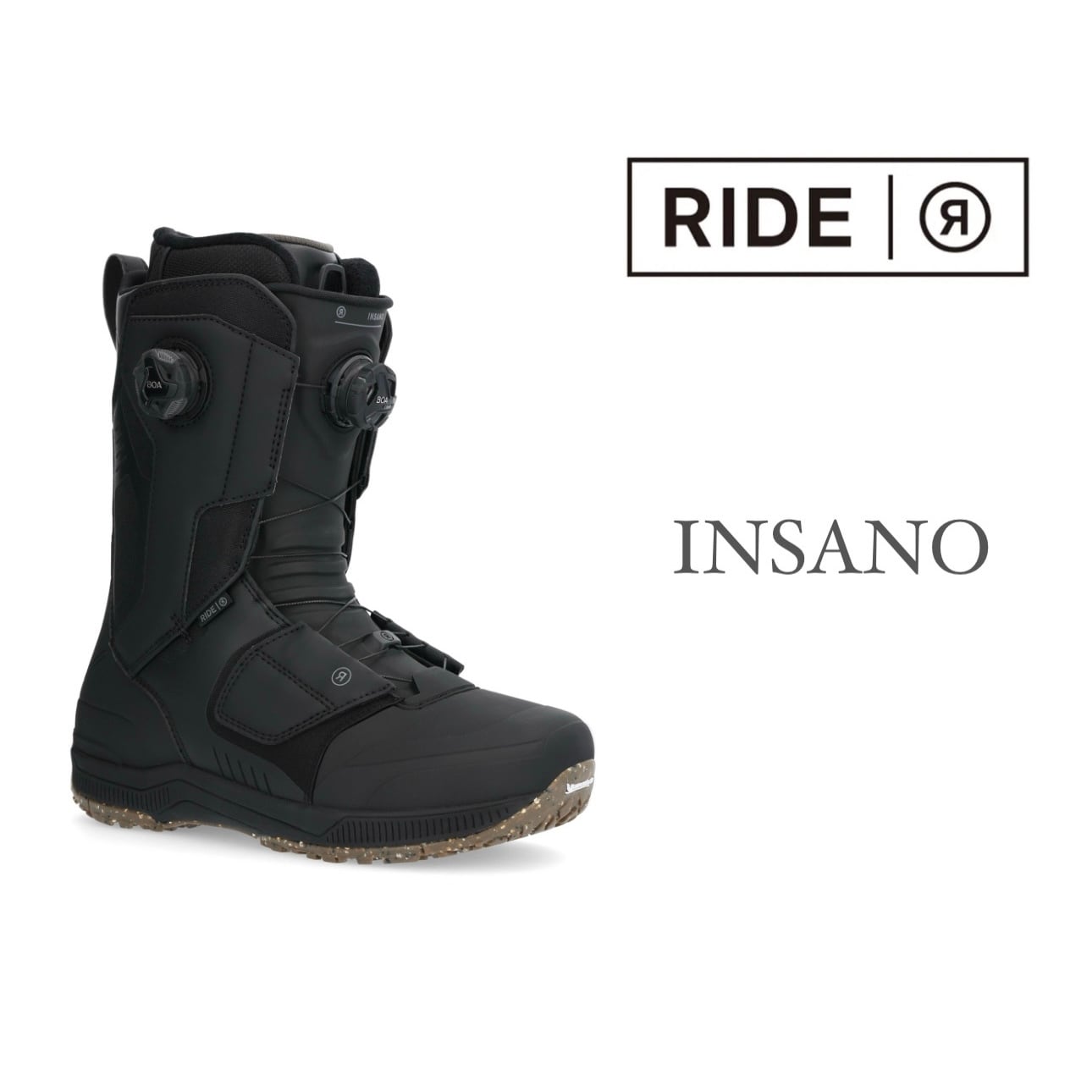 24-25モデル . RIDE .『 INSANO 』. Black . ライド . ブラック