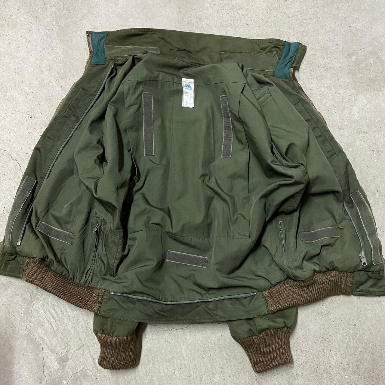 90年代〜フランス軍 パイロットジャケット フライトジャケット メンズ