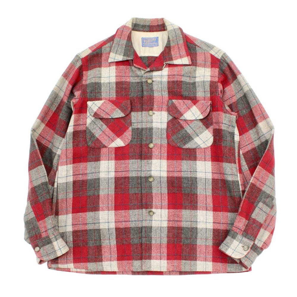 Pendleton Vintage Wool Board Shirt [PENDLETON] [Late 1950s~] Red
