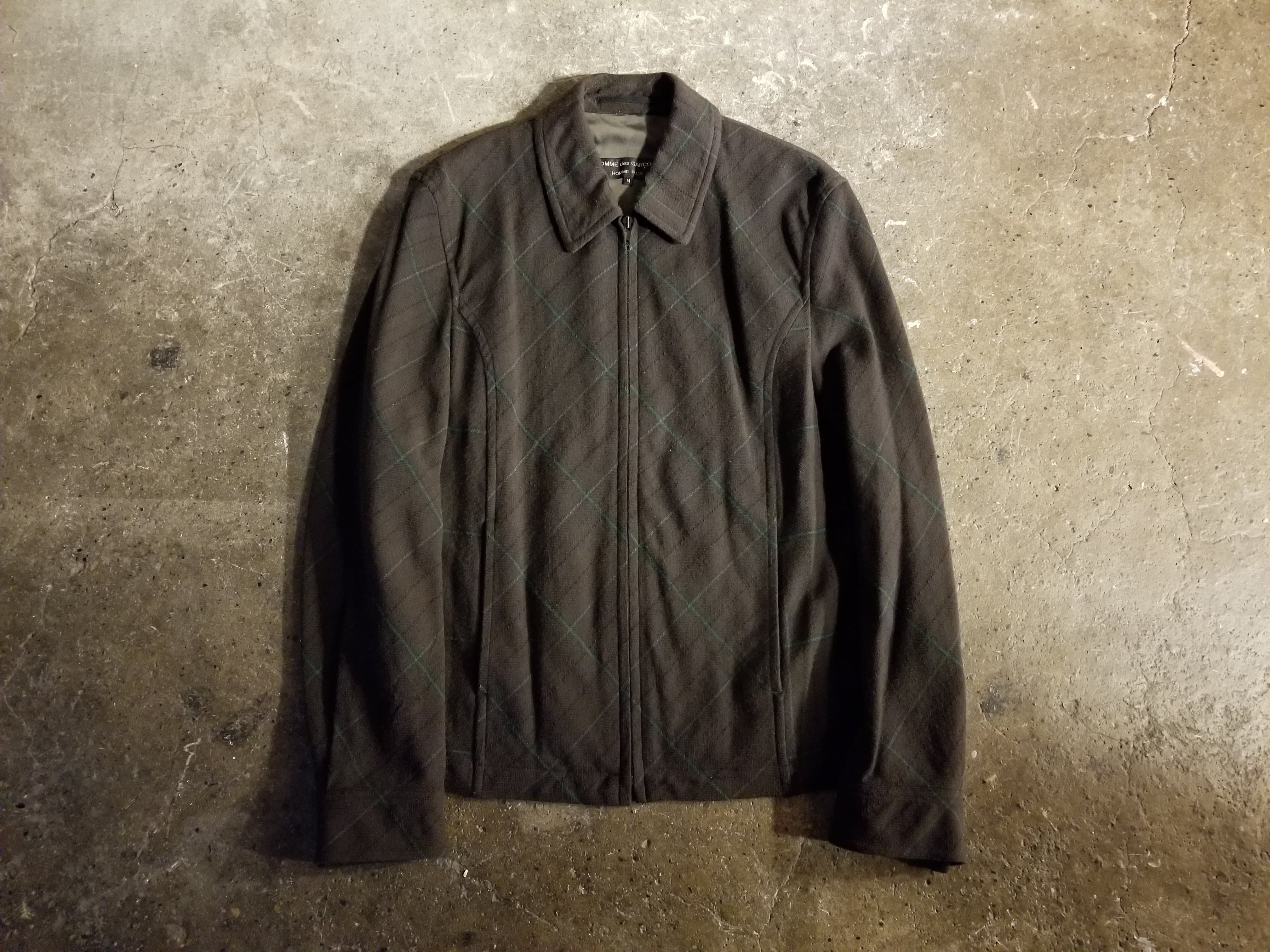 COMME des GARCONS HOMME PLUS 97AW バイアスジップアップブルゾン