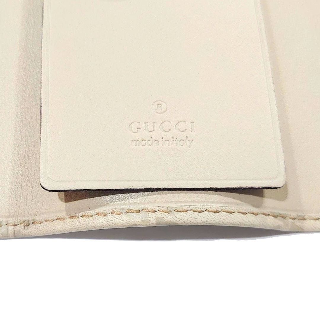 GUCCI グッチ グッチシマ 6連キーケース レザー シルバー金具 138093