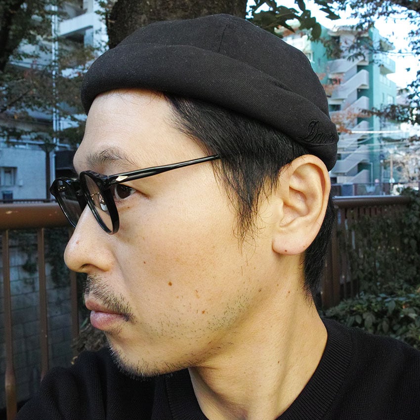 NOCHINO OPTICAL / TSUKIYOMI / #2 GLOSS BLACK - GREY GREEN to D