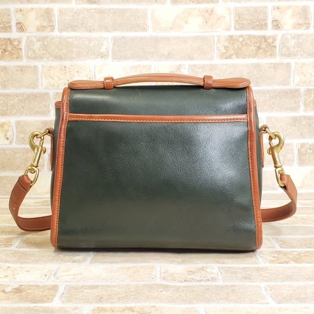 オールドコーチ ☆ USA製 レザー ターンロック 2WAY ショルダーバッグ