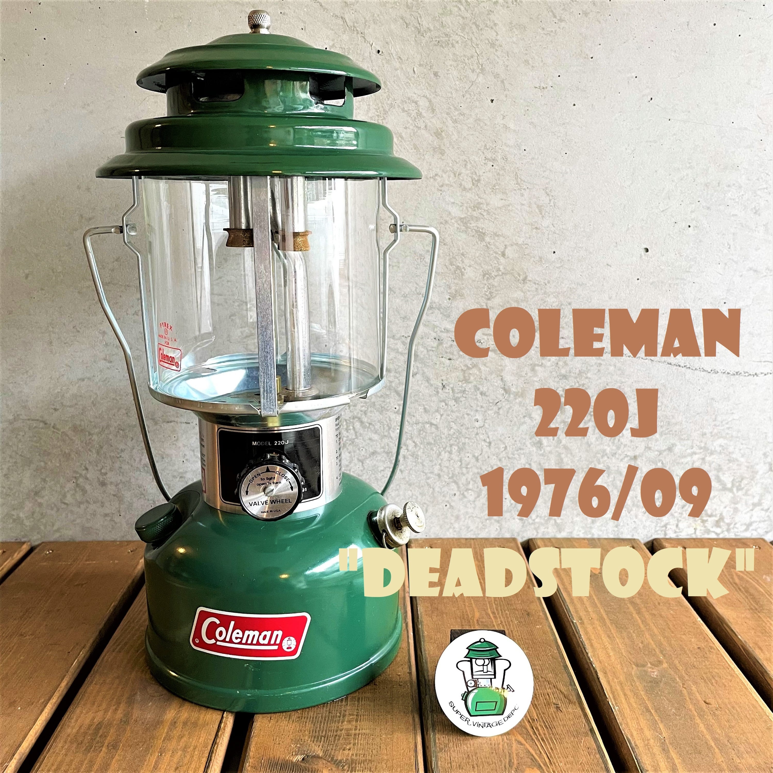 コールマン 220J 1976年9月製造 ツーマントル ランタン ビンテージ