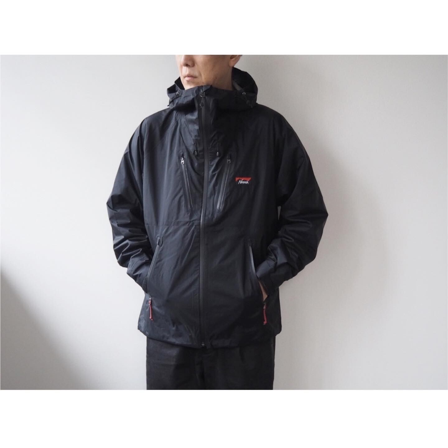 NANGA ナンガAURORA 3 LAYER フードコート黒（レインコート）｜楽天