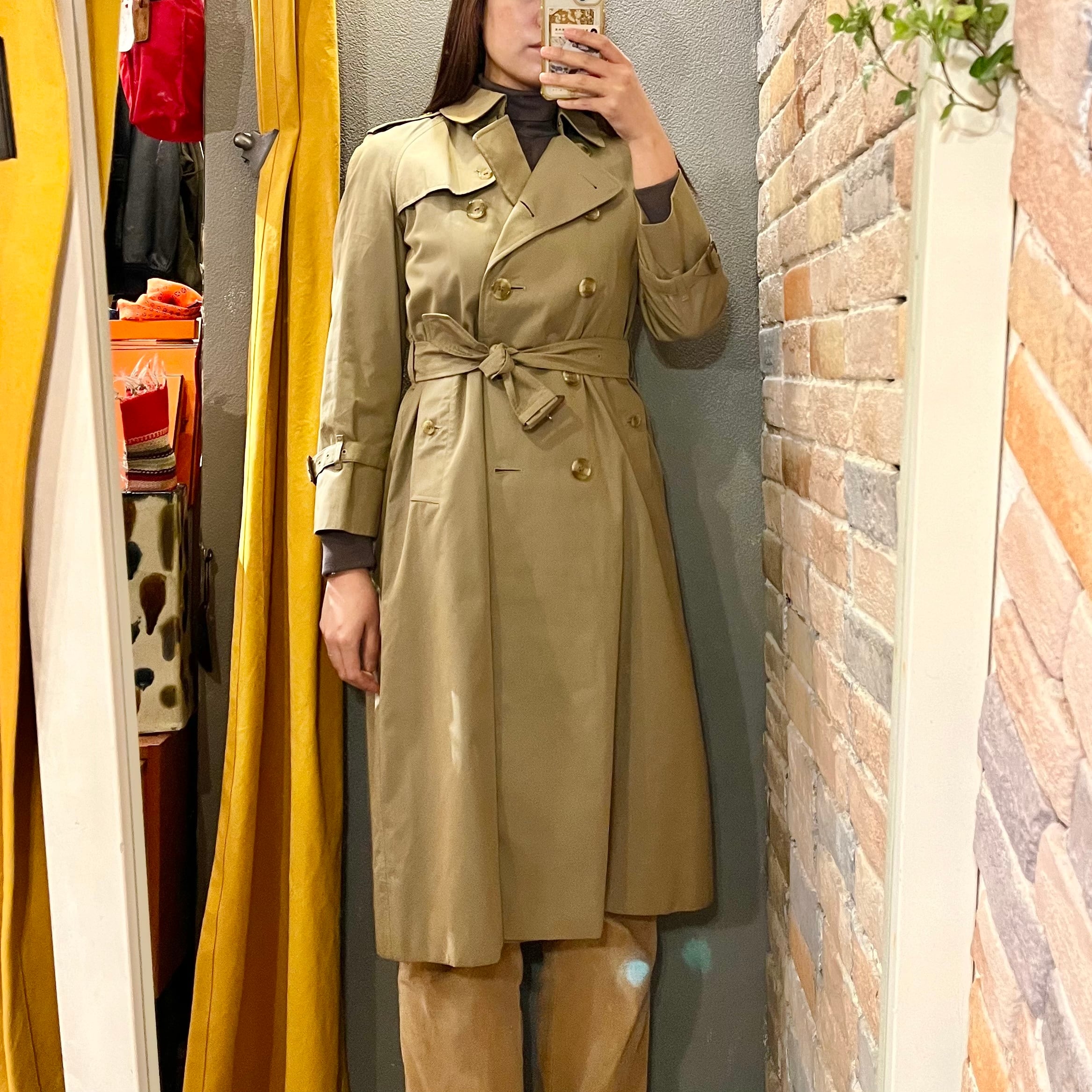 burberry “ladies trench coat” size6 イングランド製 バーバリー