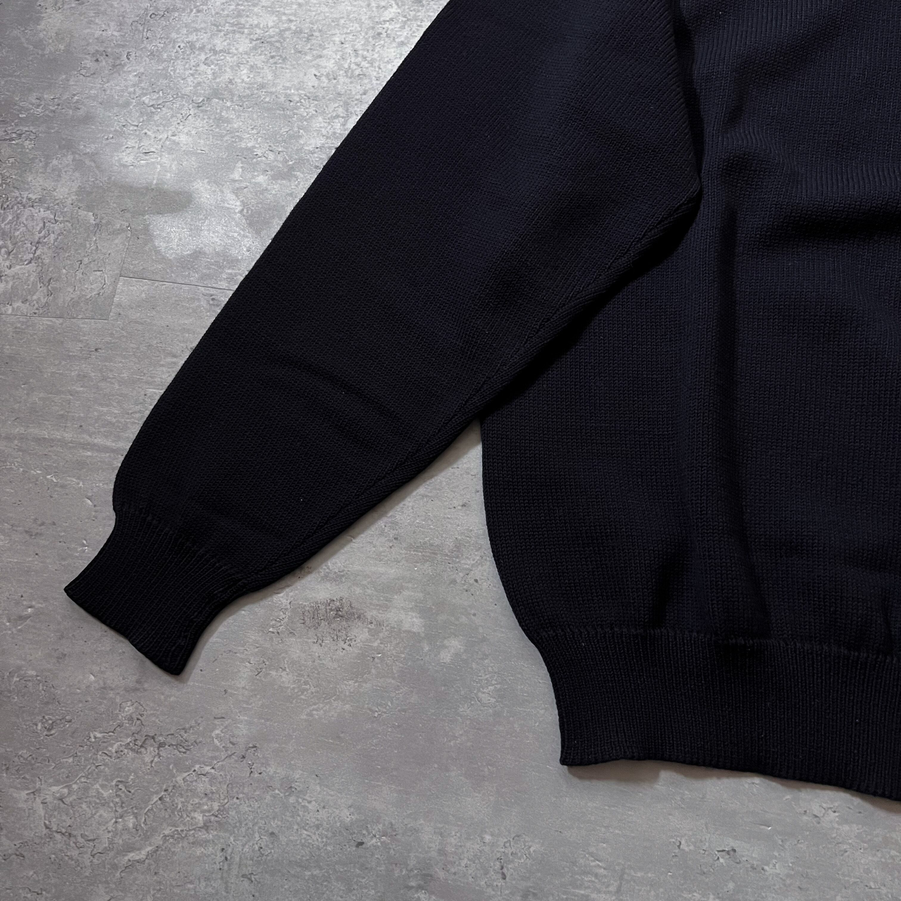 93SS “Y's for men” dark navy wool high neck knit 90年代 ワイズ