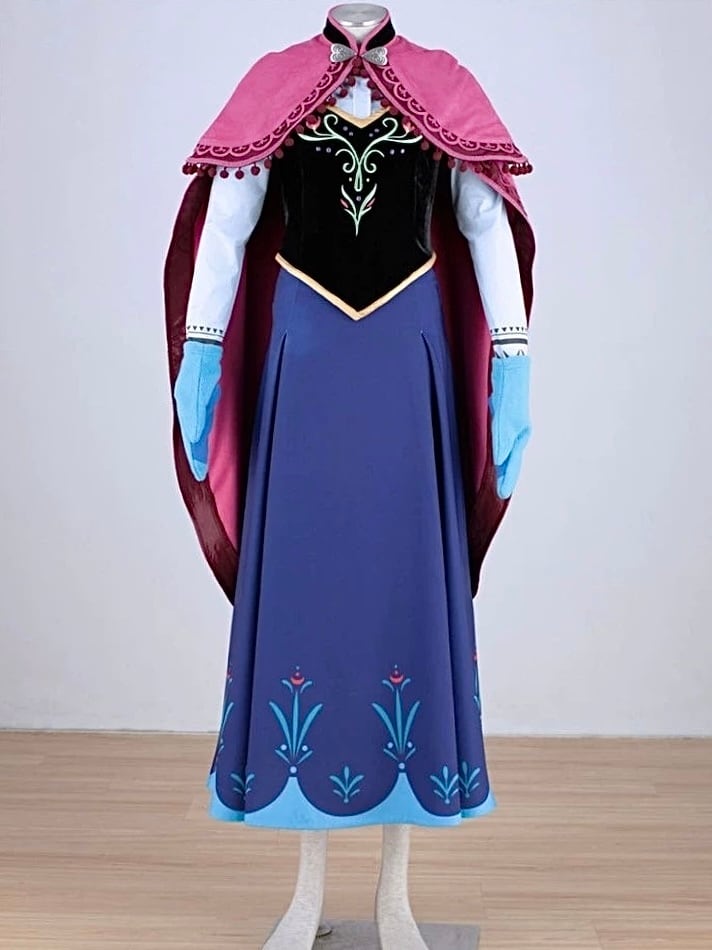 ディズニー アナと雪の女王 雪山アナ成人用 ドレス コスチューム アナ
