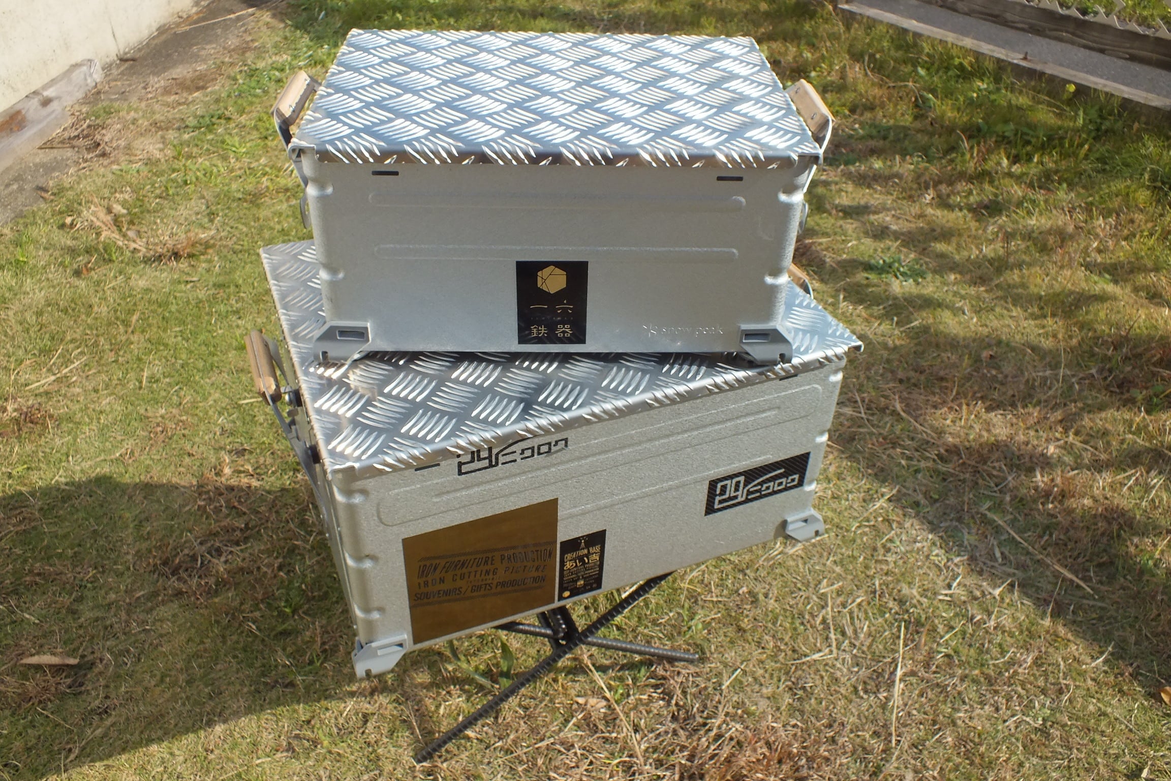 スノーピークシェルフコンテナ用 アルミ製天板 シェルコン蓋 | 一六鉄器