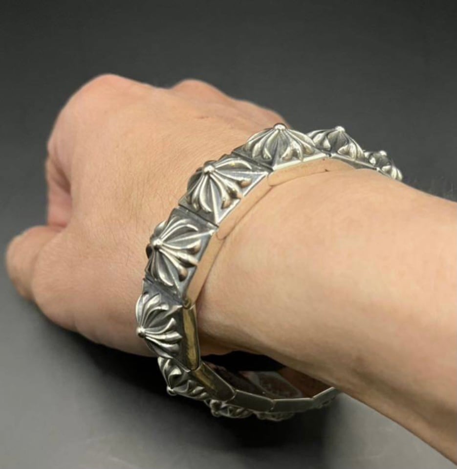 CHROME HEARTS クロムハーツ CHクロス ゼロピラミッド ブレスレット