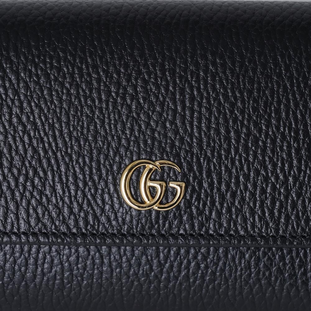 GUCCI グッチ GG マーモント レザー コンチネンタル ウォレット 長財布