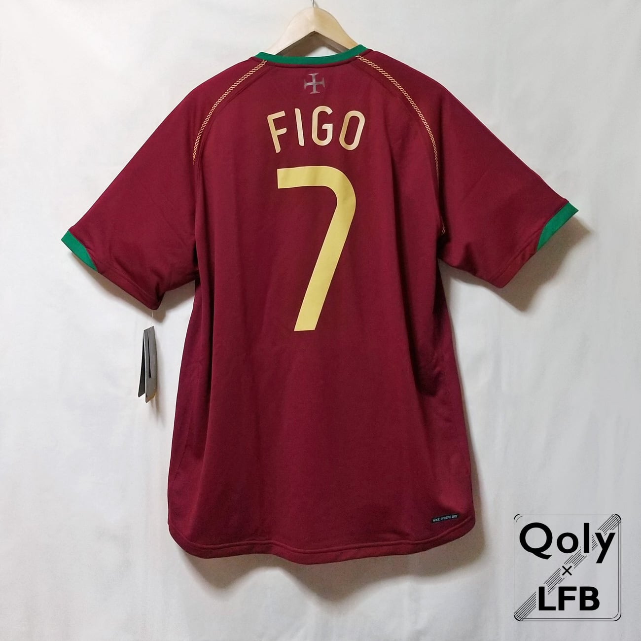 ポルトガル代表 2006 Nike ホーム半袖 ユニフォーム #7 FIGO フィーゴ