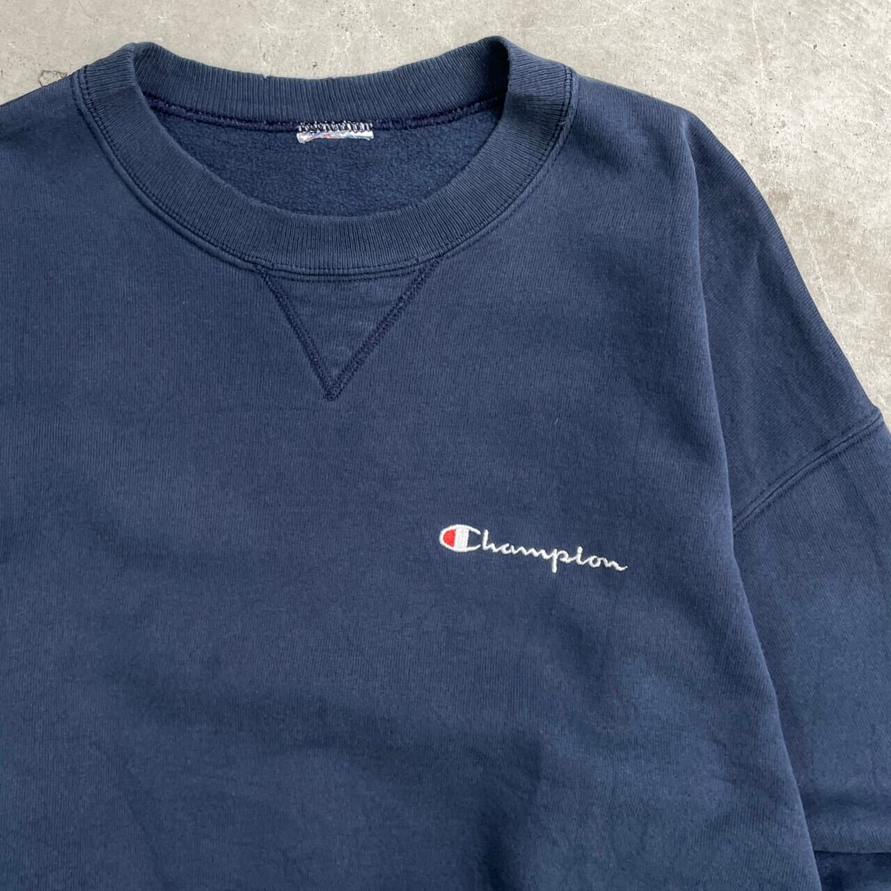 00年代 Champion チャンピオン スウェットシャツ ワンポイントロゴ