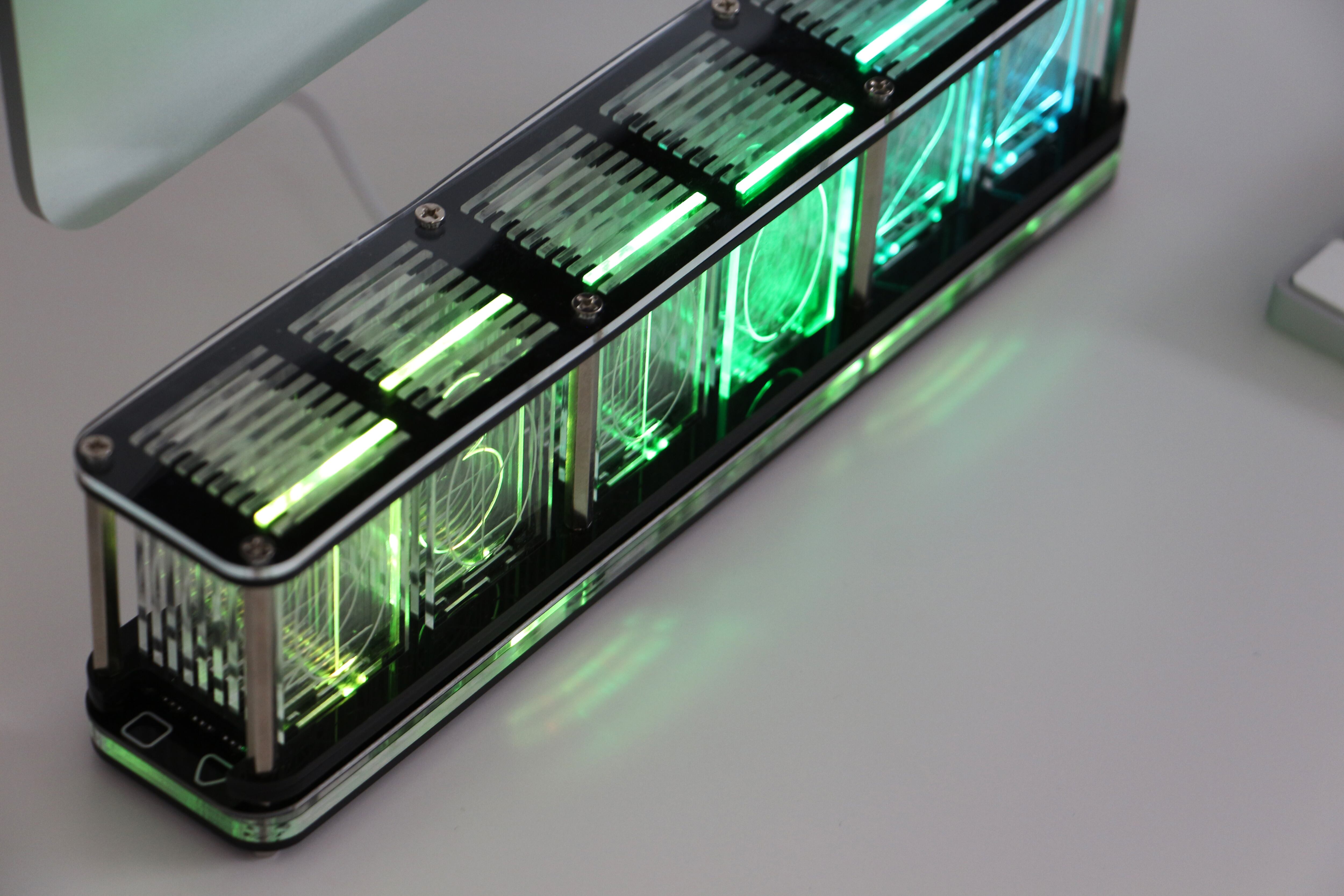 RGB TUBE CLOCK | docketstore