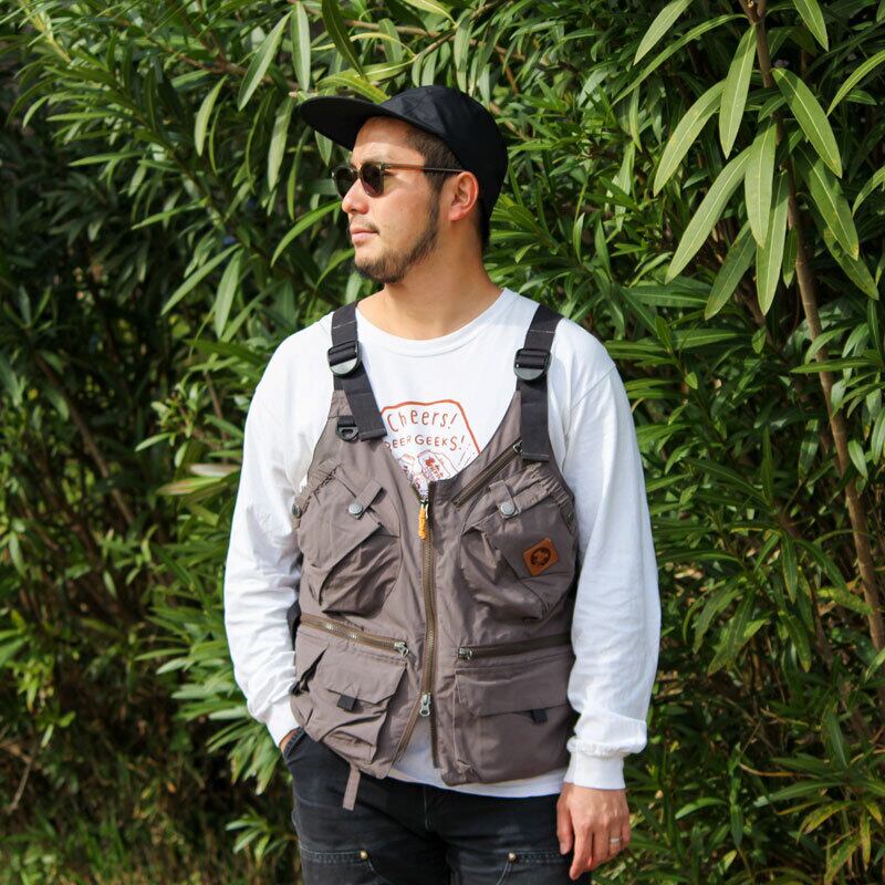 grn outdoor メンズ ベスト アウトドア TEBURA VEST21 全4色 メンズM