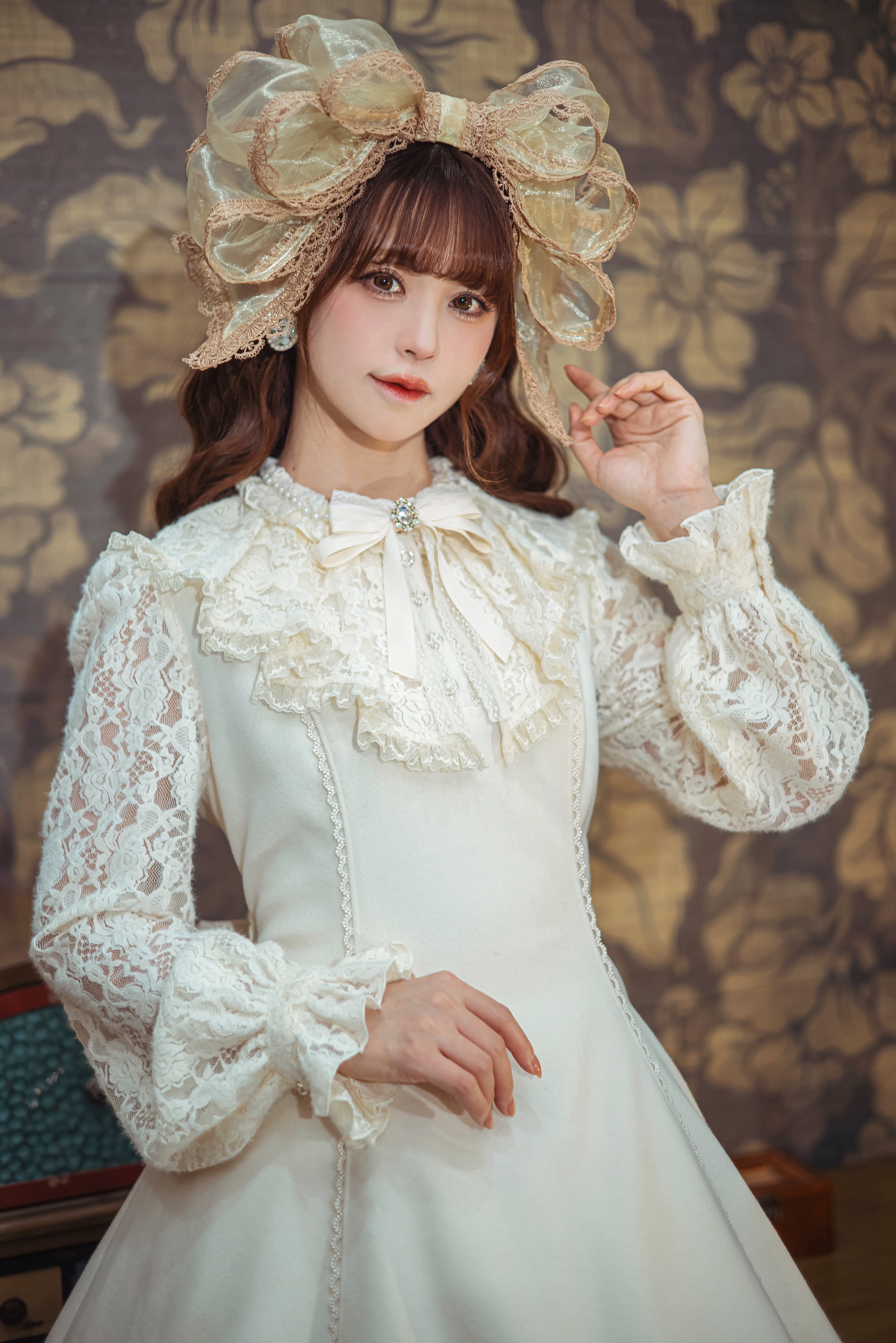 ベル・ラ・ドンナ ラッフルレースリボンワンピース | HoshibakoWorks