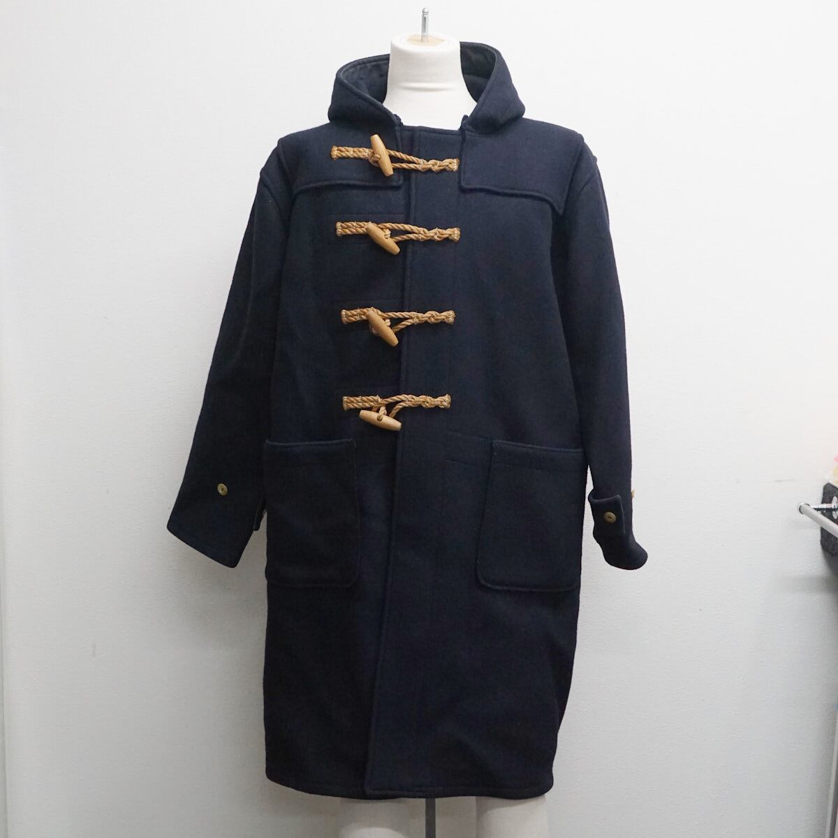 GLENOVER グレンオーバー ダッフルコート USED品 ネイビー Sサイズ