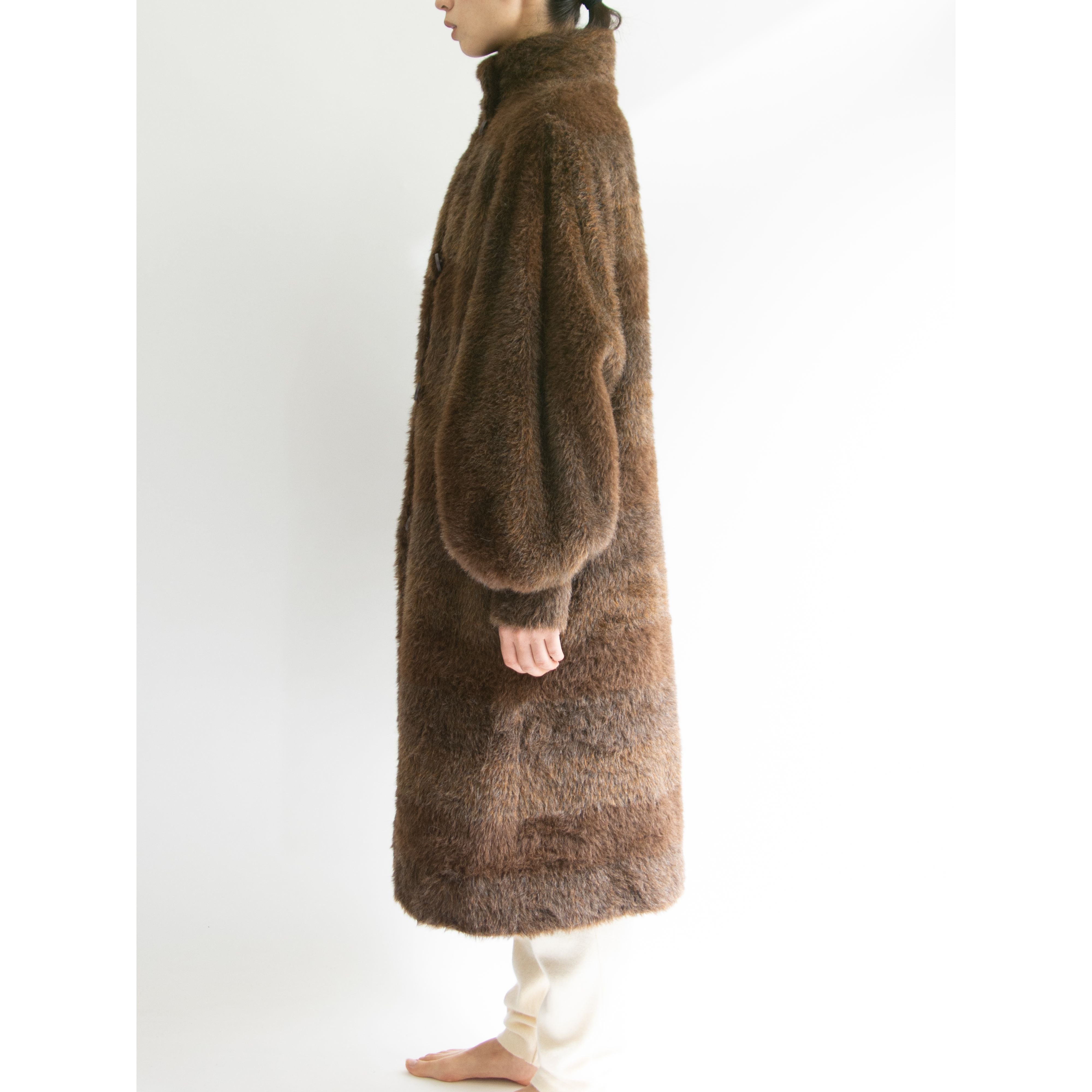 AGNONA】Made in Italy Alpaca Shaggy Coat（アニオナ イタリア製