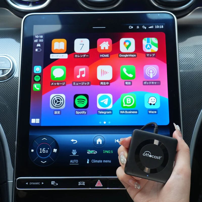 OTTOCAST オットキャスト 2025年新型 ワイヤレスCarPlay化