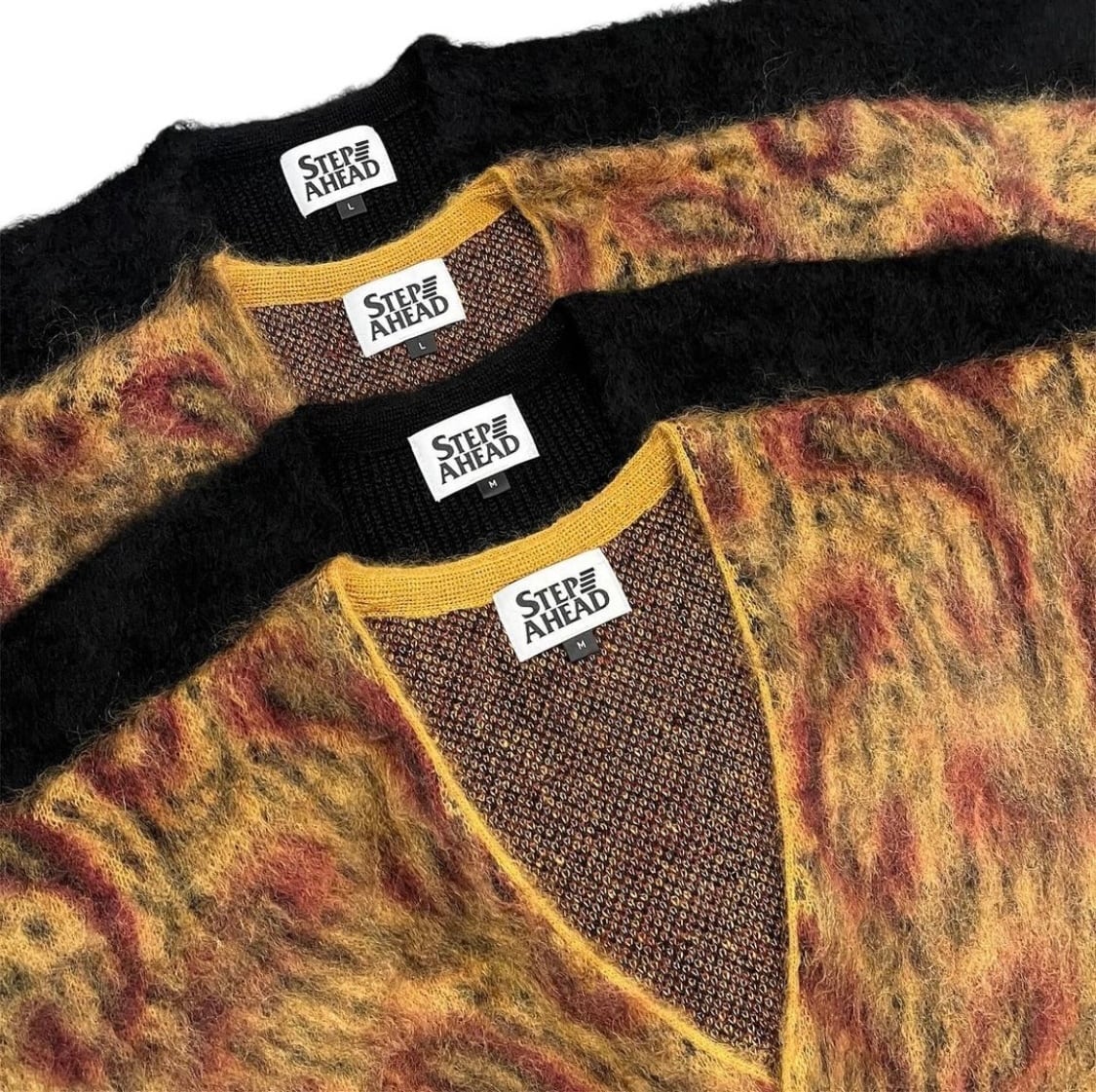 STEP AHEAD モヘアカーディガン ペイズリー NEW STEP AHEAD Mohair