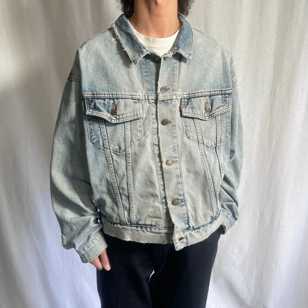 90年代 デカパッチ Levi's リーバイス 70598 4891 デニムジャケット