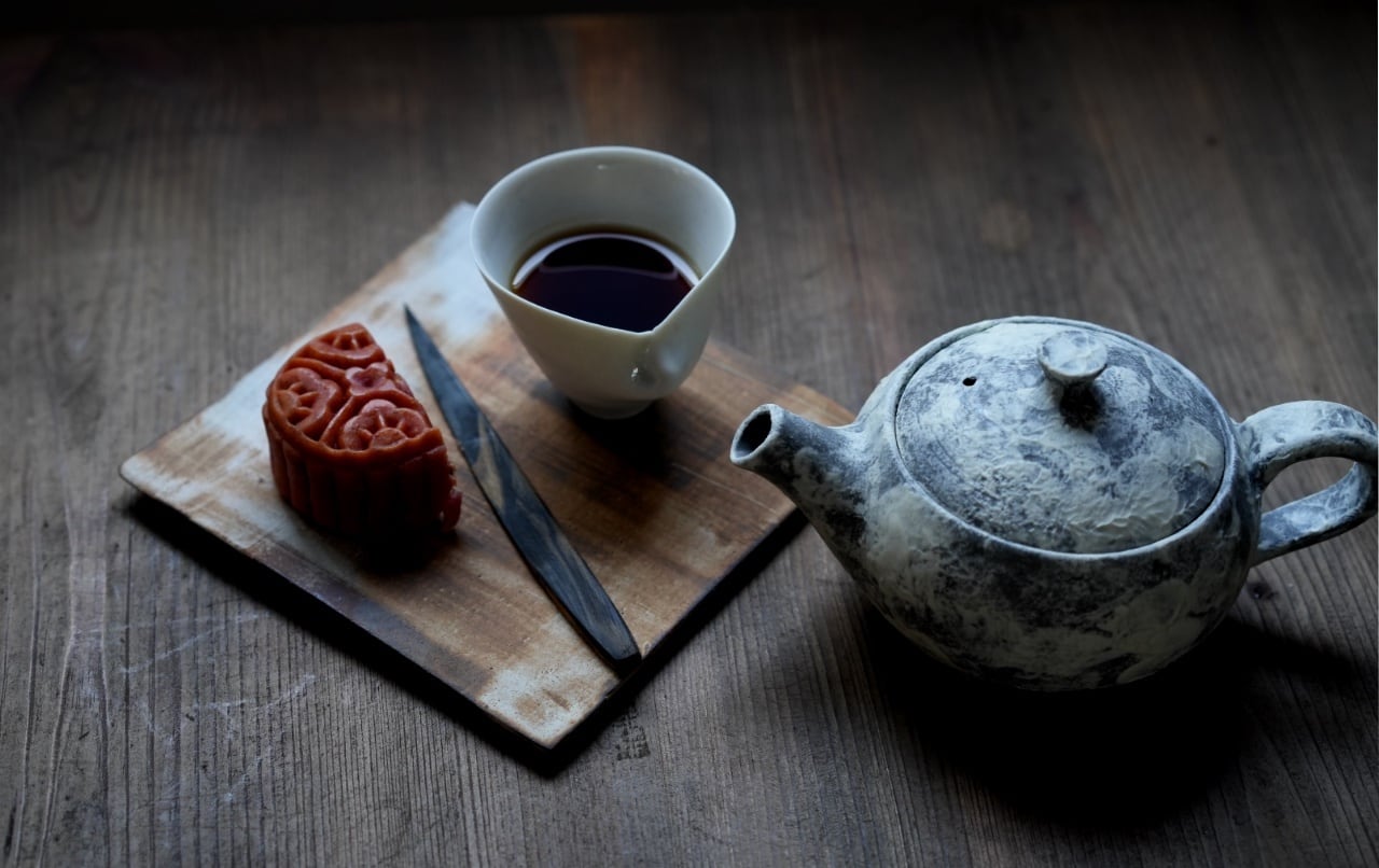 vintage pot ୨୧ * 蒼い鳥の mini テリーヌポット vintage pot ୨୧