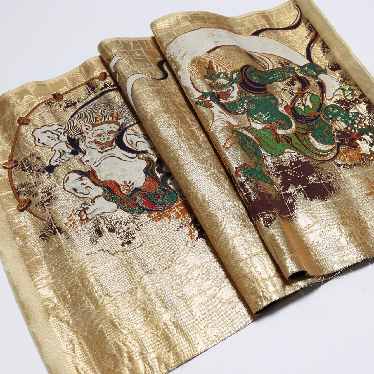 風神雷神柄 金襴 | 松喜屋 | 和雑貨のお店