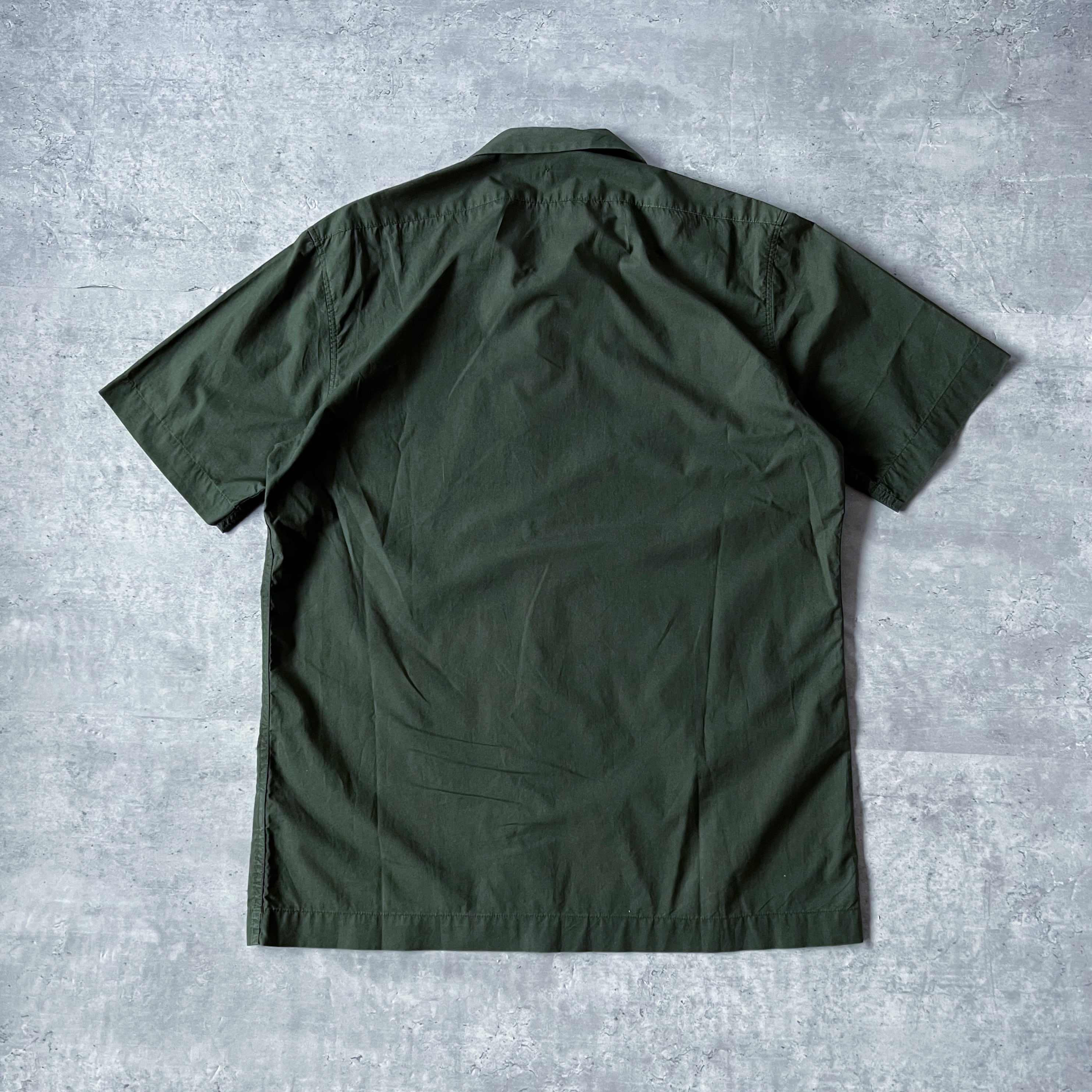 98s 〜 03s “Dries van noten” ライカ期 dark green open collar shirt