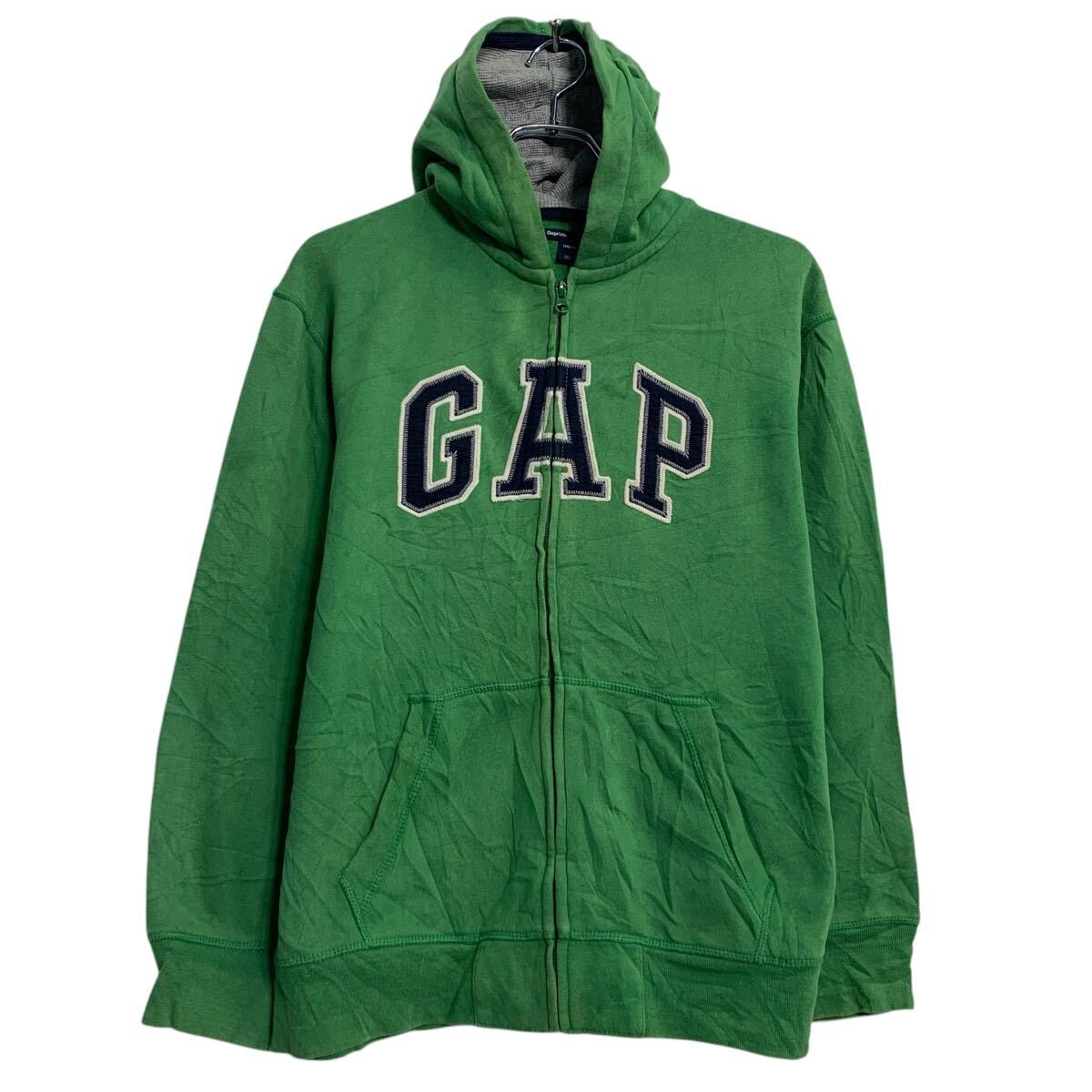 GAP ロゴスウェット パーカー XL キッズ 150〜 グリーン ギャップ