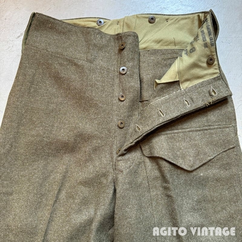50's カナダ軍 バトルドレスウールトラウザーズ 1951年 ROYAL CANADIAN
