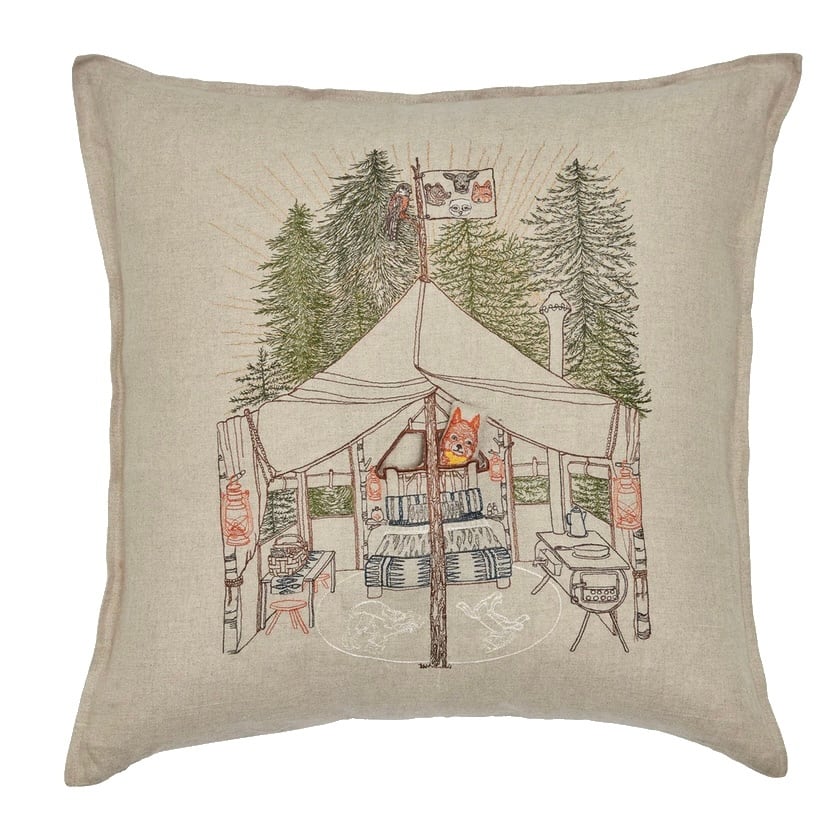 CORAL&TUSK [Camper Fox Pocket Pillow] キャンプするキツネ ポケット