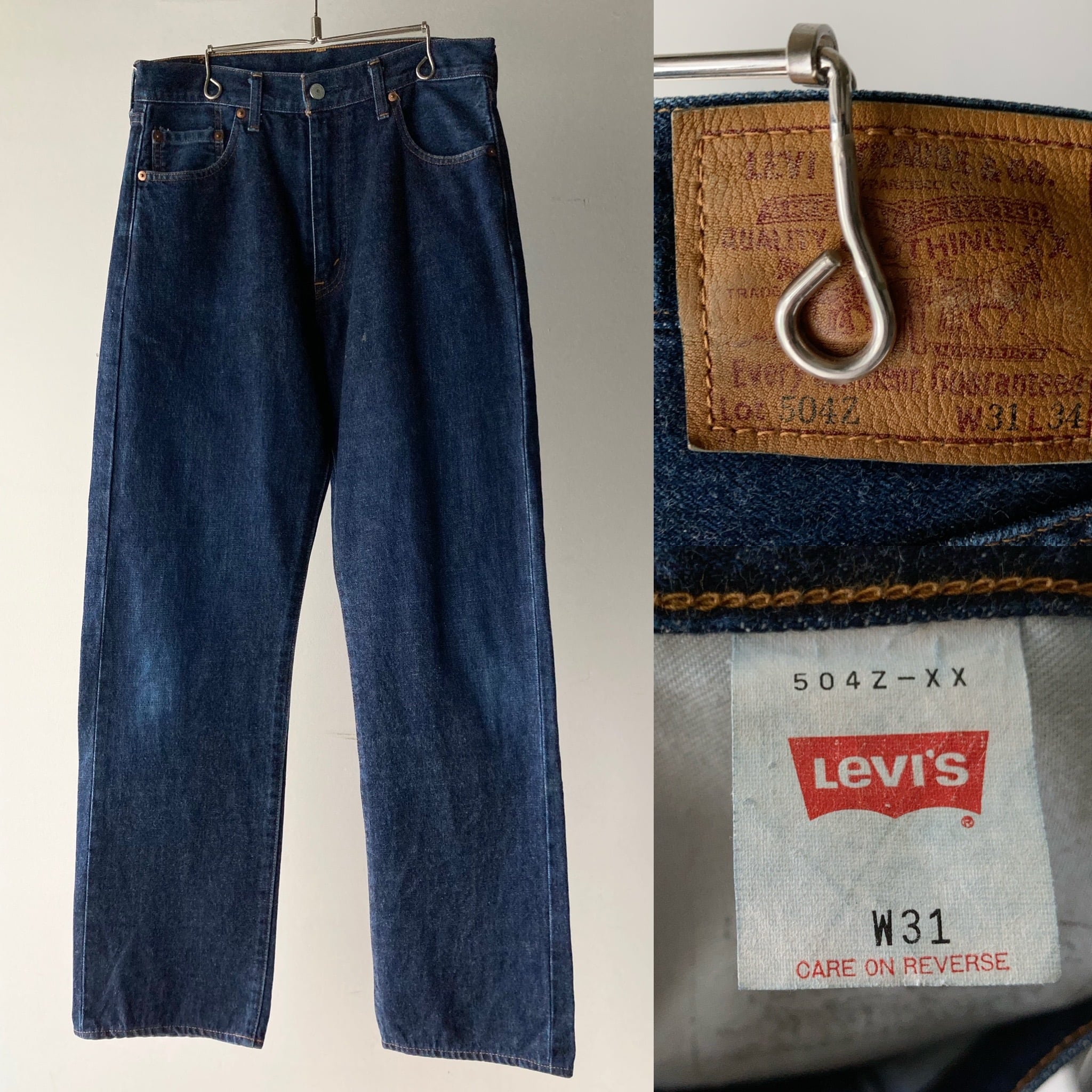 90's Levi's 504Z-XX 復刻 W31 L34 濃紺【0716A55】 | 【公式】Thrift