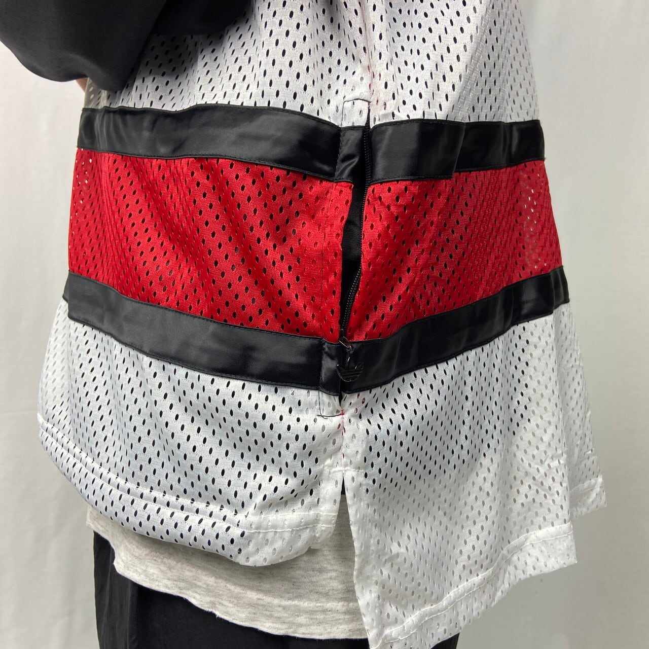 90年代 adidas アディダス ドッキング フェイクレイヤード メッシュ