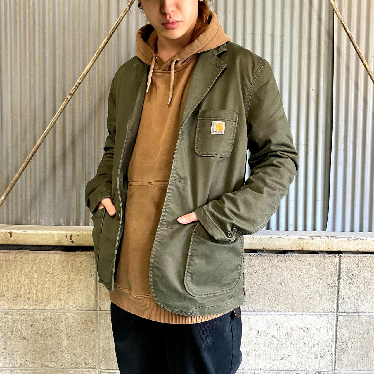 Carhartt カーハート コットンテーラードジャケット メンズL相当 古着
