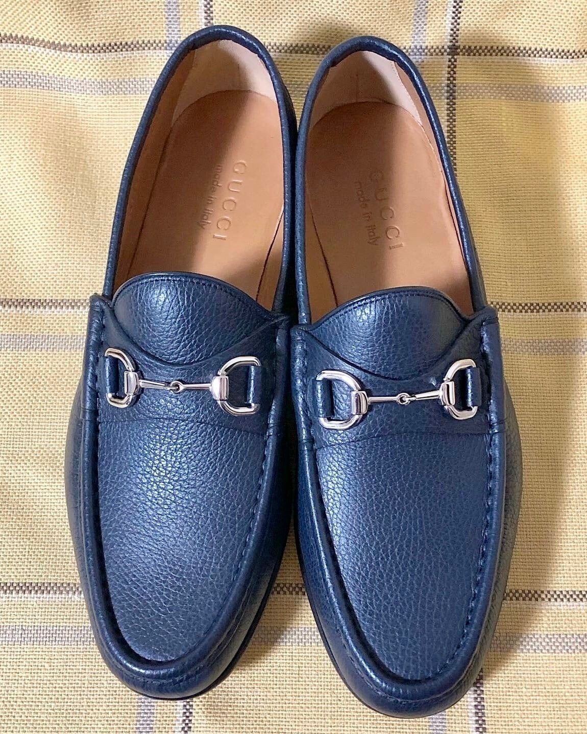 未使用】GUCCI ローファー レインシューズ 黒6GUCCI（グッチ） 刺繍