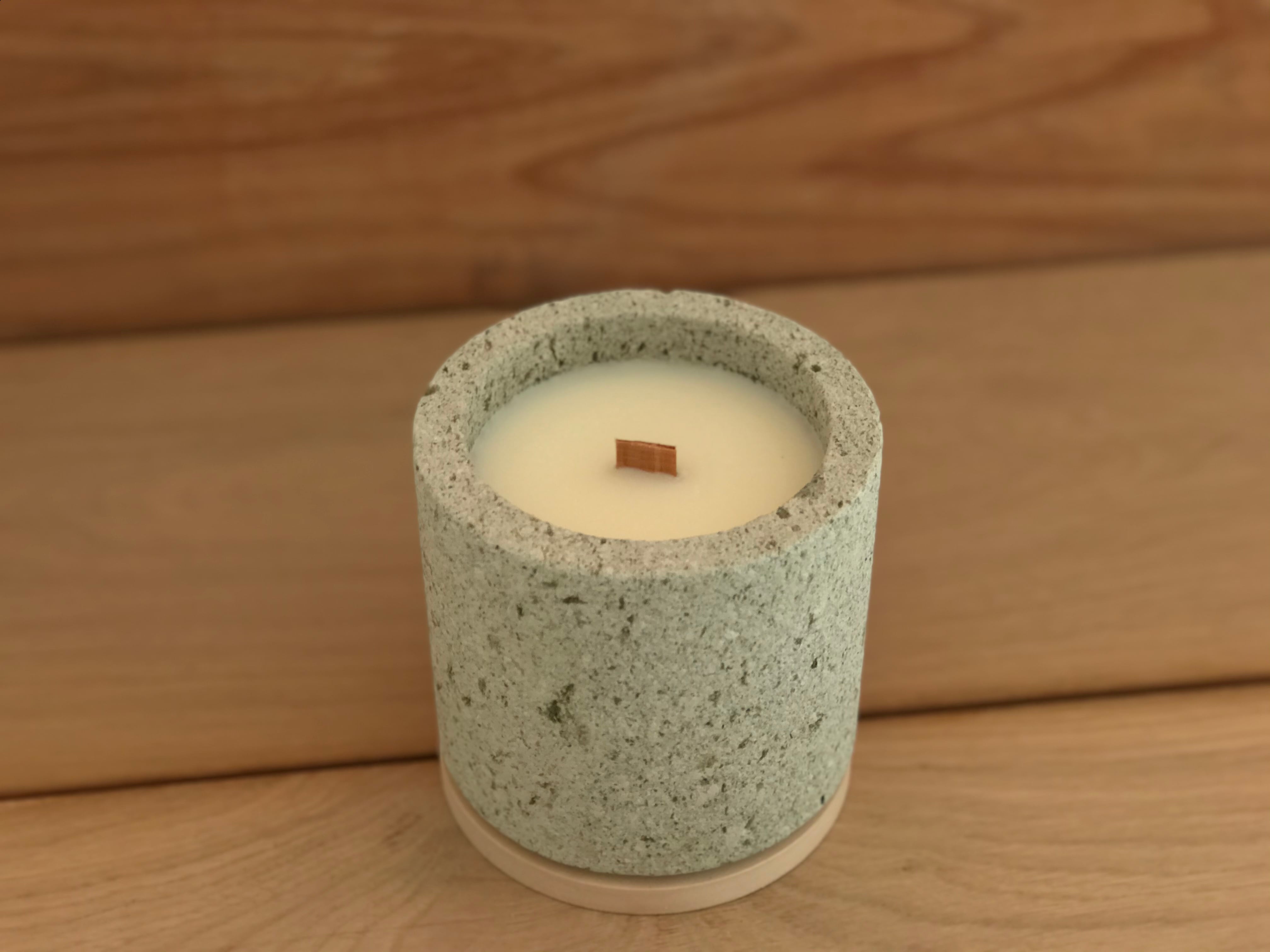 ORDER MADE!】kaoru takibi (cylinder) 大谷石 キャンドル 12000