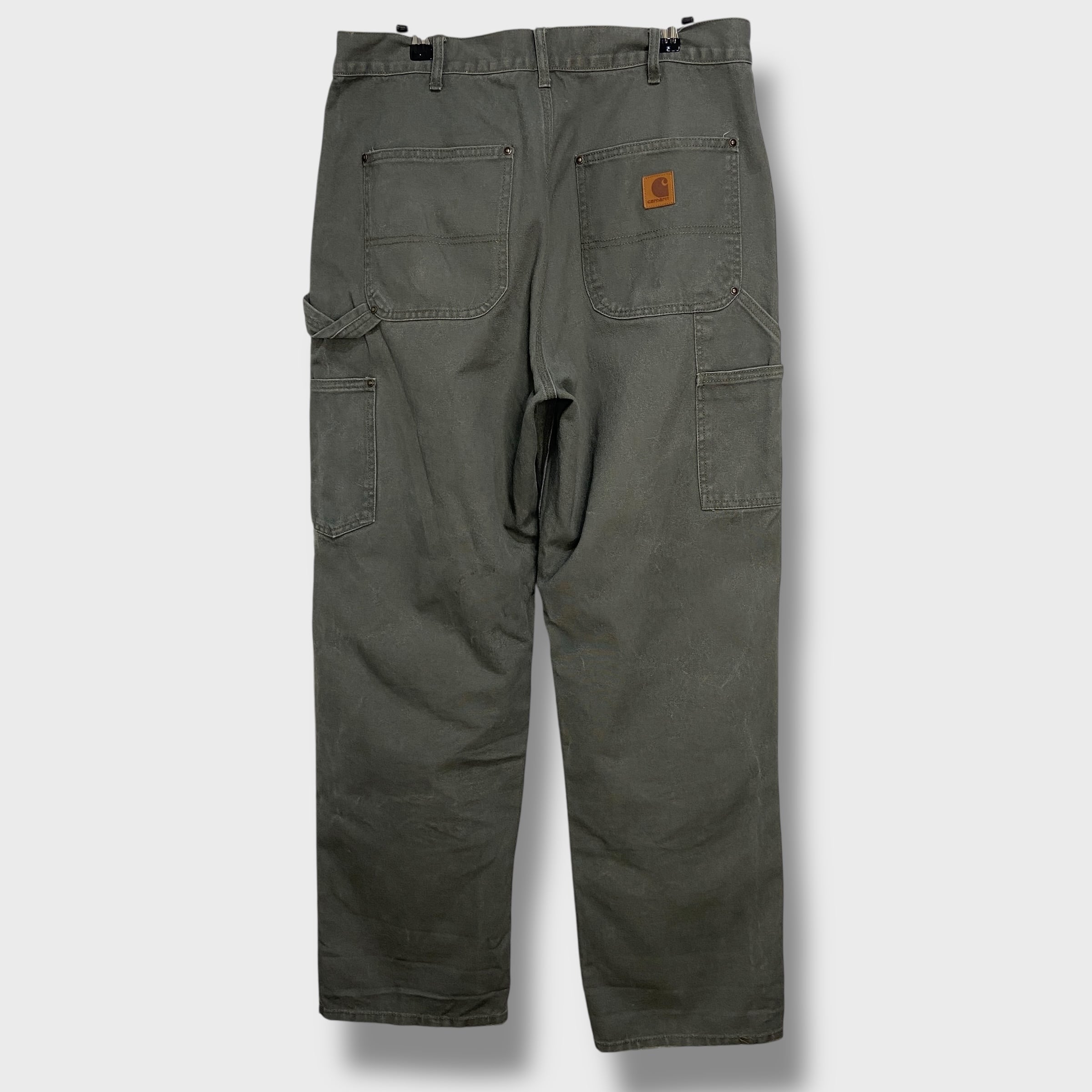Carhartt ダブルニーペインターパンツ ダックコットン モスグリーン