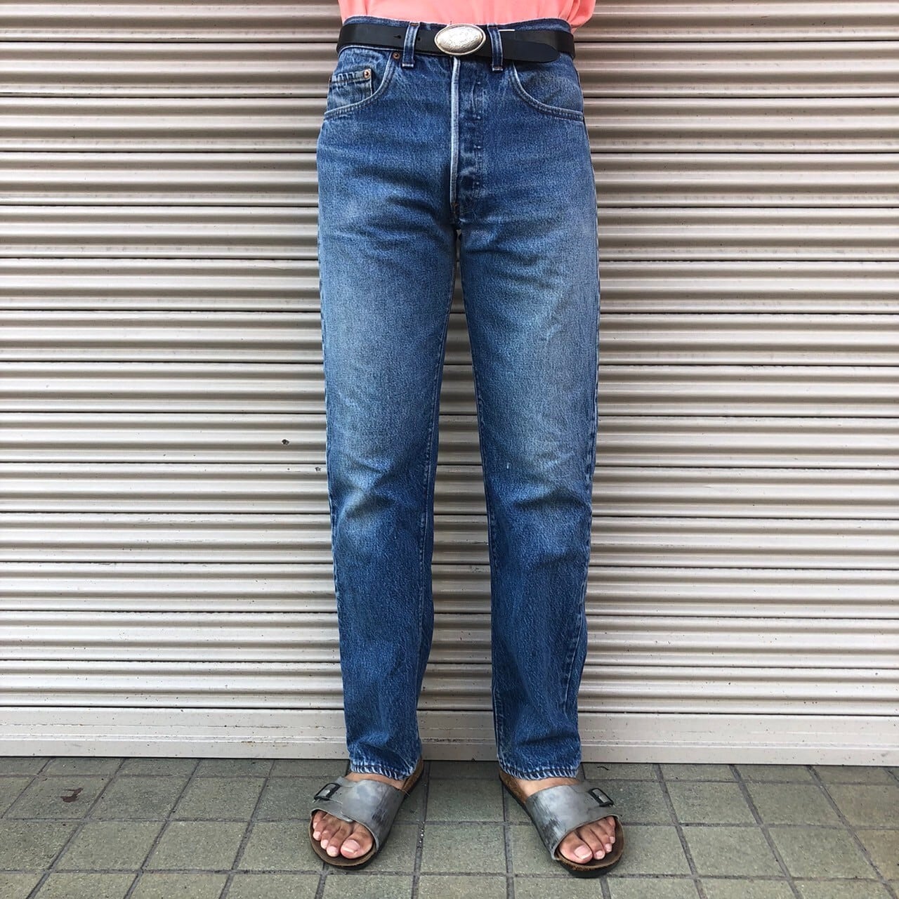 色落ち抜群 80s USA製 Levi's 501 リーバイス 505 70s W32 デニム